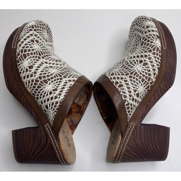 Korks by Kork Ease Women's Nora Crochet Clogs Size 8 - Picture 4 of 13